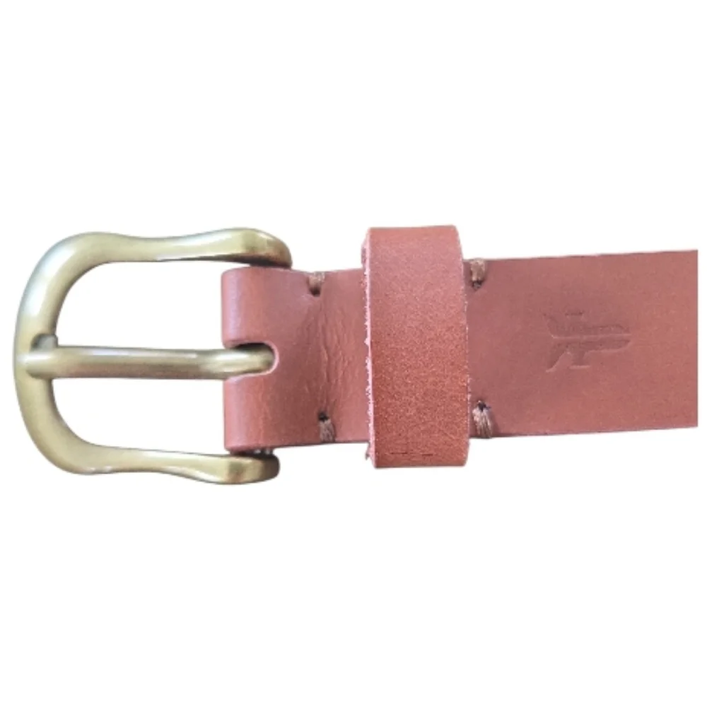 Frye NWT Genuine Leather Belt Harness Buckle Size S/M Leather Loop Retail $58